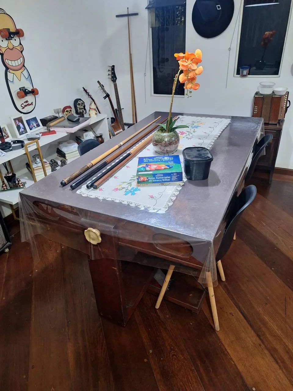 Mesa de Jantar Sinuca Marca: 4 Bolas (Oportunidade) - Foto 2