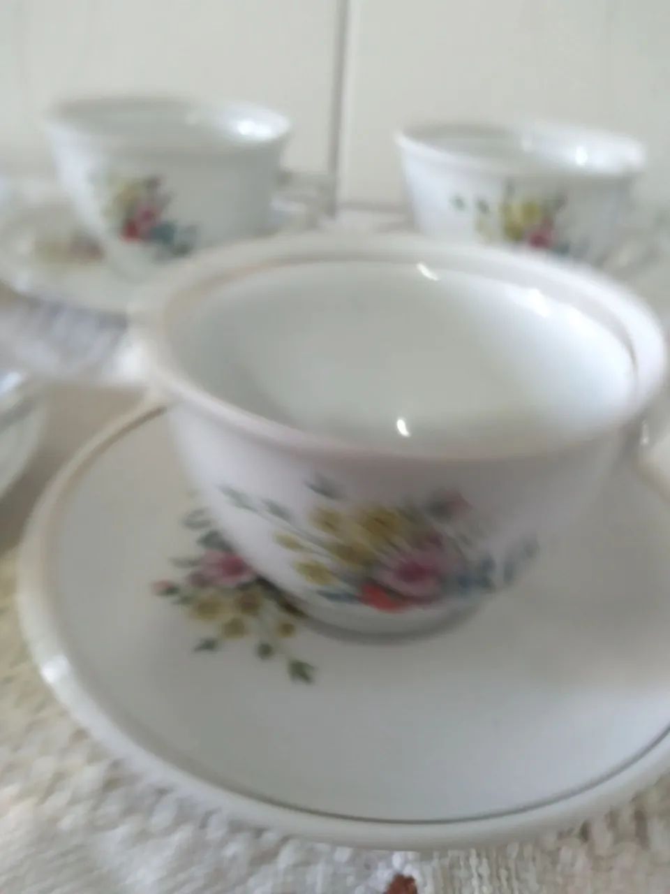 Jogo xicaras .Porcelana antiga  Rami  - Foto 4