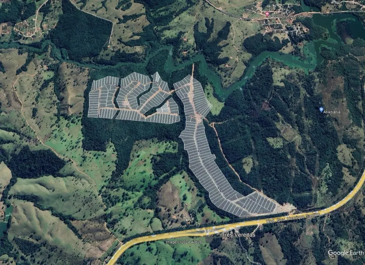 . Vendo Terrenos de 2500m2 BR 060 Acesso ao Rio Corumba +