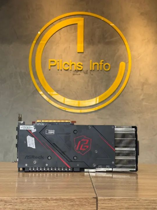 RX 6800 16GB Asrock Phantom Gaming - Loja física - Garantia - Foto 2