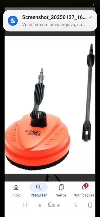 Limpador de piso (acessório )para lavadora Wap Black Decker 