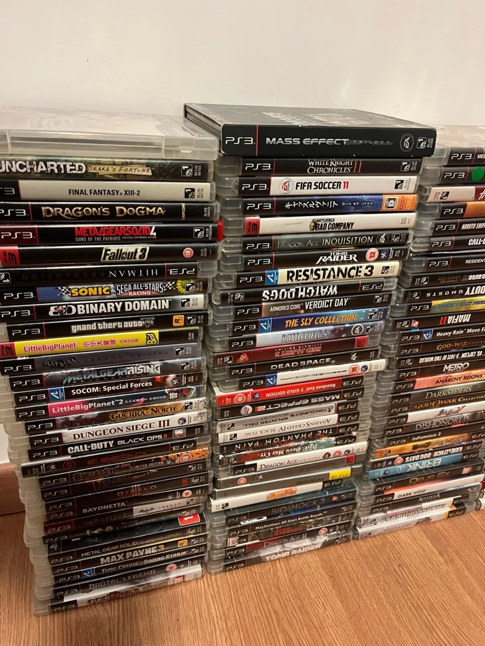 Coleção de jogos de PS3