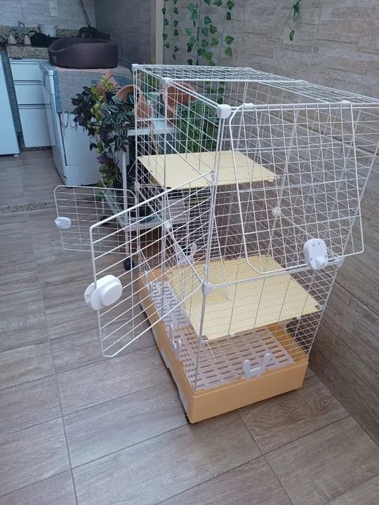 A Casinha para Coelho e Roedores - Conforto, Higiene e Diversão em 3 Níveis - Foto 2