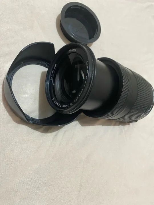 Teleobjetiva Canon 18-135 Perfeita para zoom - Foto 4