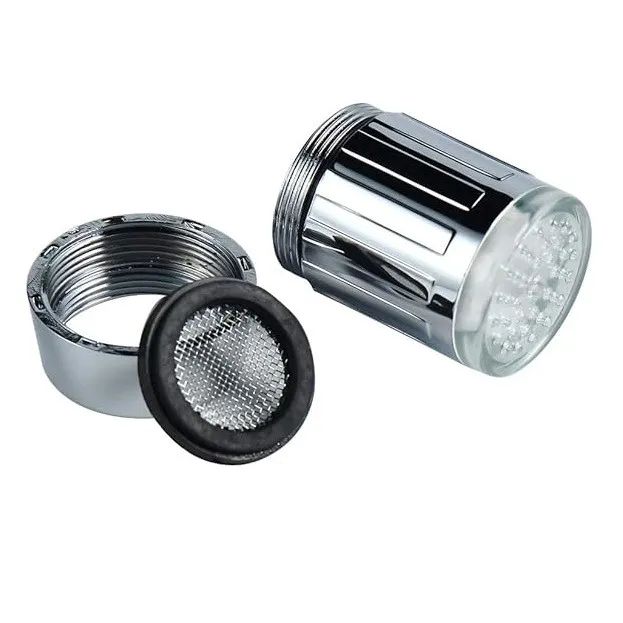 Bico Torneira Luz de LED RGB Aerador Chuveirinho - Foto 2