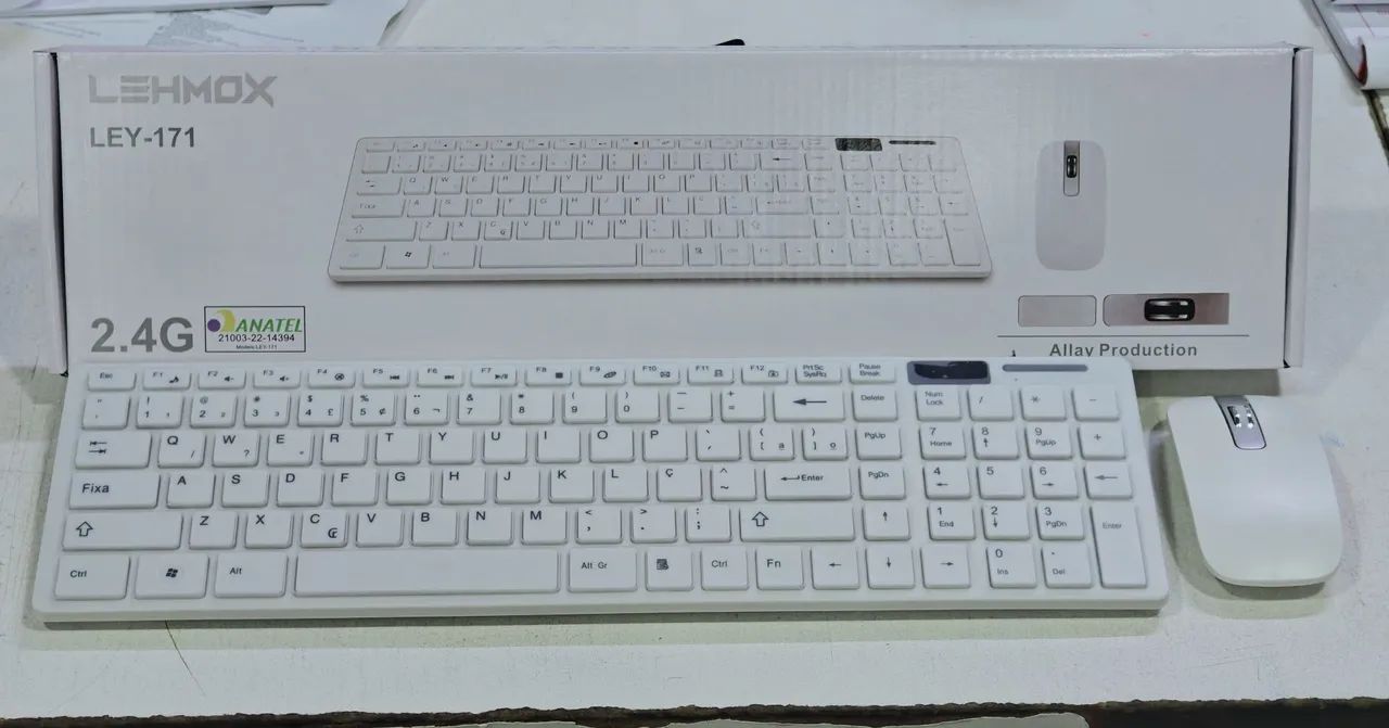 Teclado e mouse sem fio wireless - entrega em slz e região 