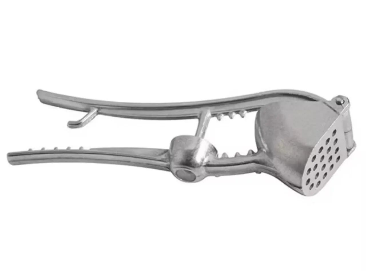 Espremedor Amassador De Alho Multiuso 5 Em 1 Alumínio 15cm - Foto 2