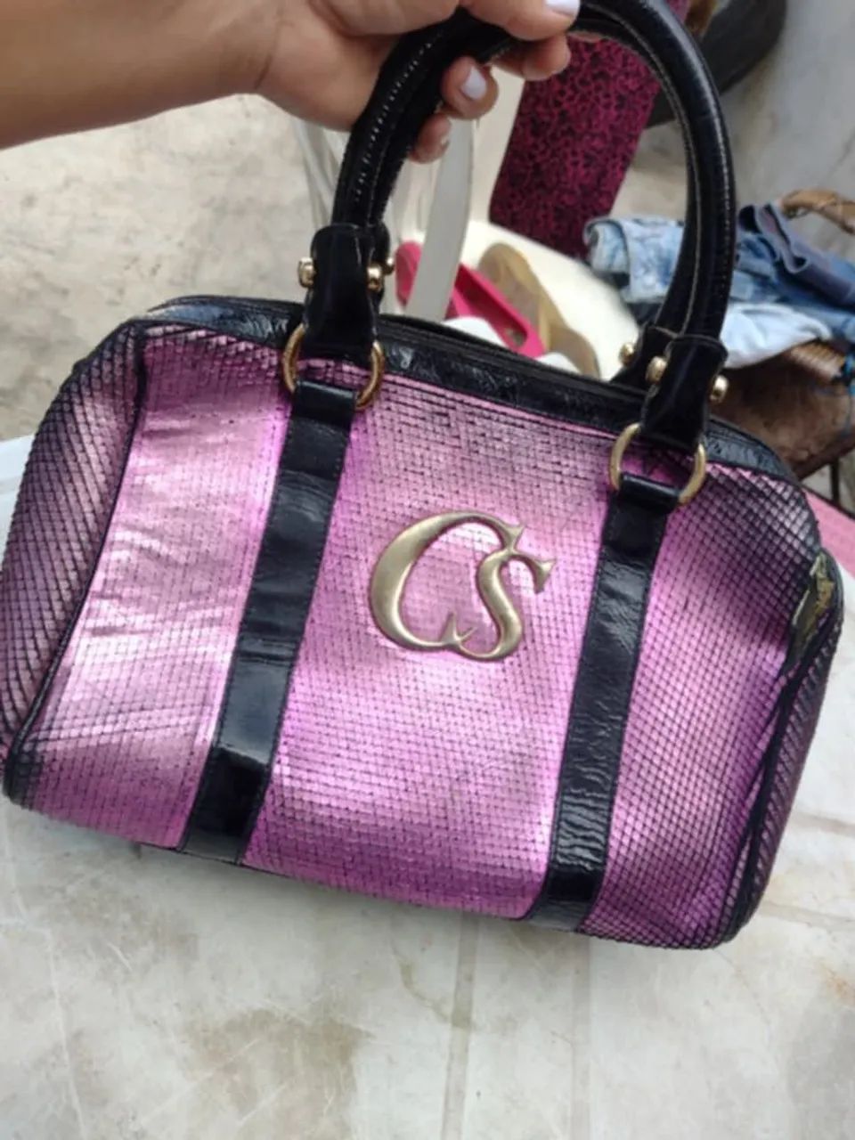 Bolsa Carmen Steffens Pink - Foto 3