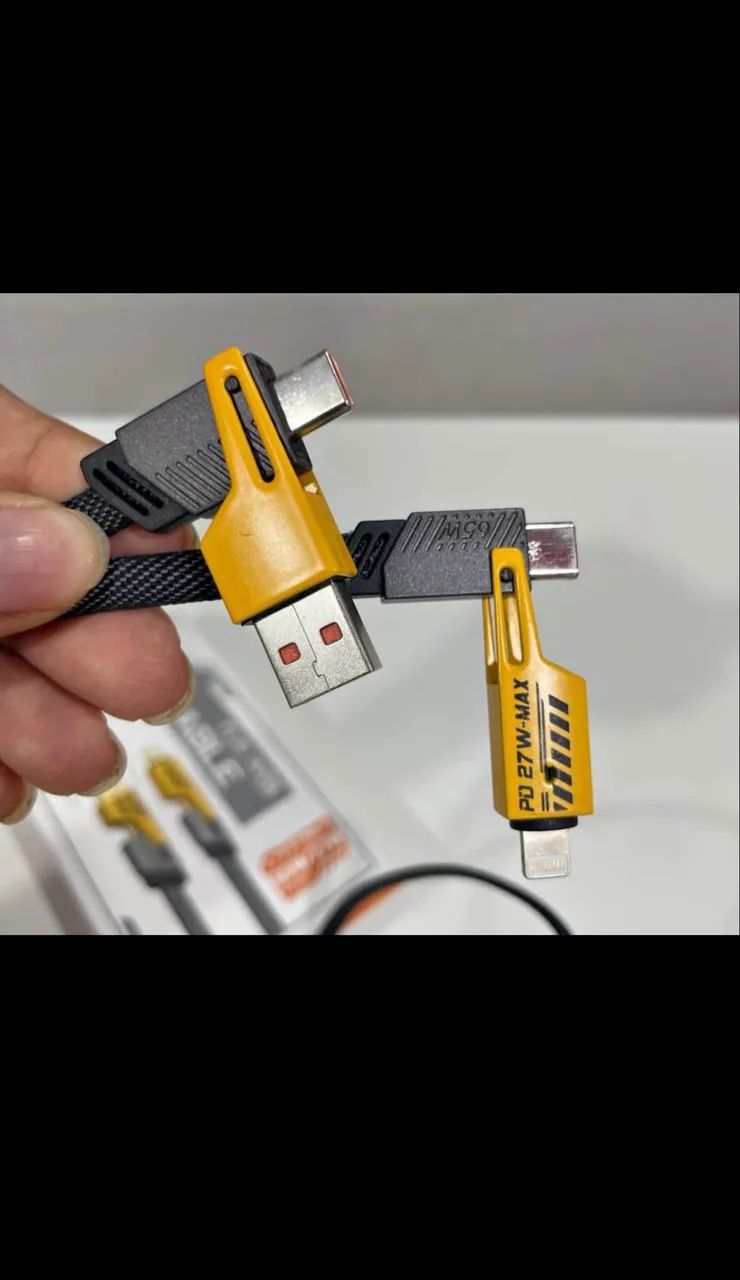 Cabo 4 em 1 - Praticidade Máxima em um Só Cabo! - Foto 2