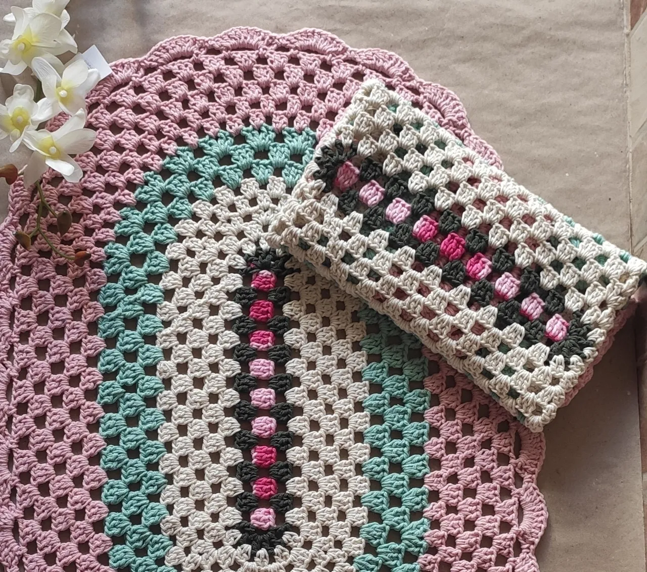 Tapete de crochê ideal para deixar sua casa mais aconchegante