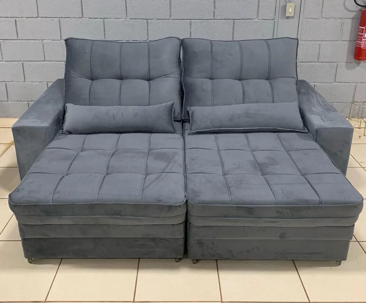 Sofá Retrátil e Reclinável 2,50 Mts Pronta Entrega  - Foto 3