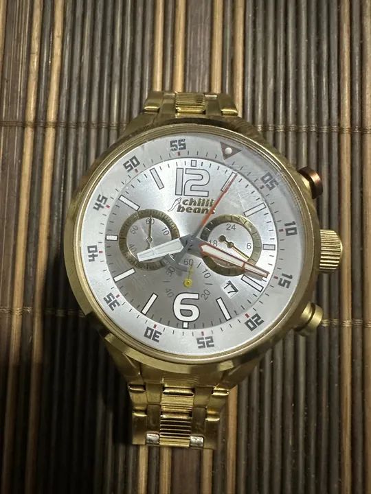 Relógio Masculino Chilli Beans Dourado