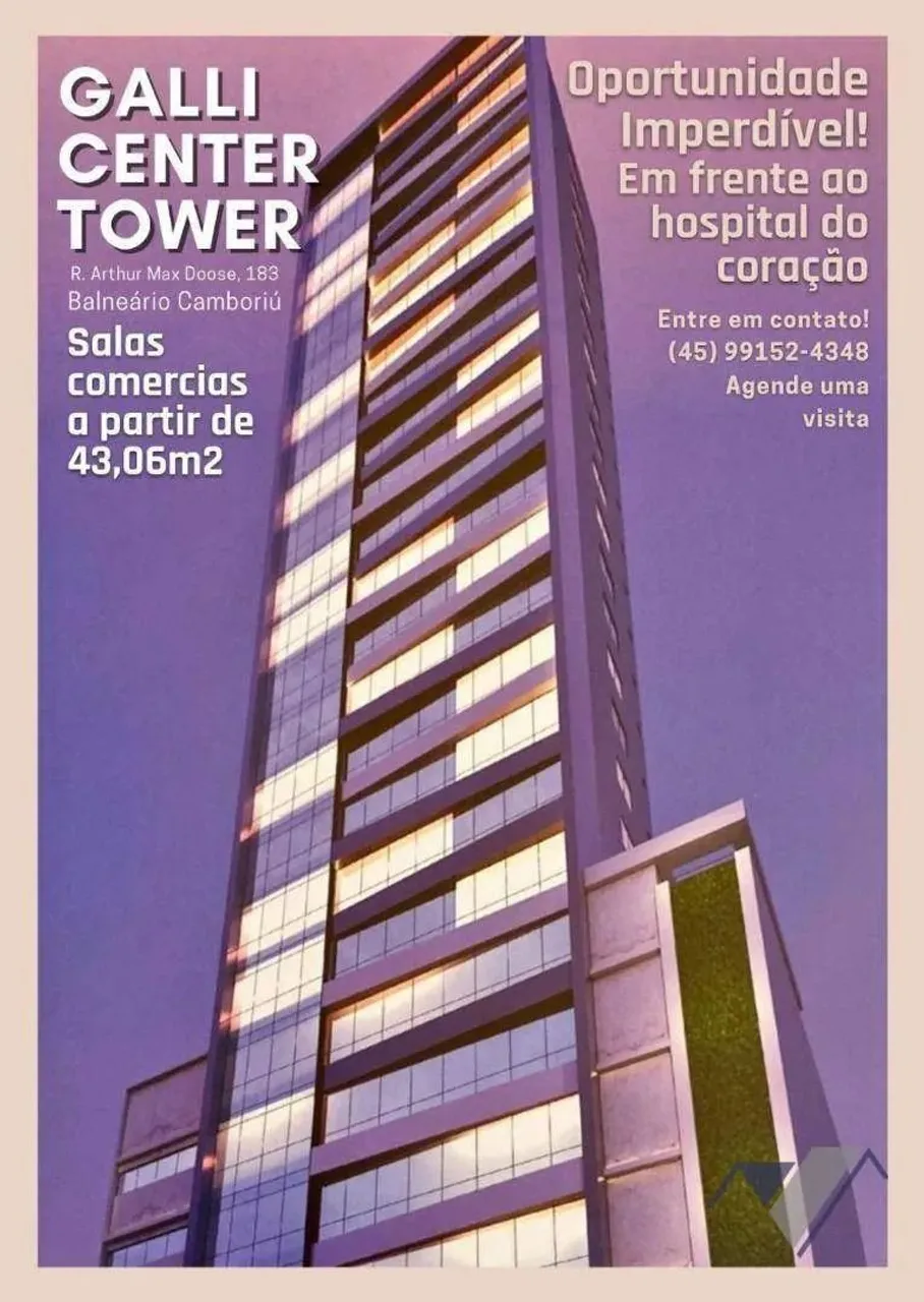 Sala à venda, 43 m² por R$ 648.869,10 - Pioneiros - Balneário Camboriú/SC