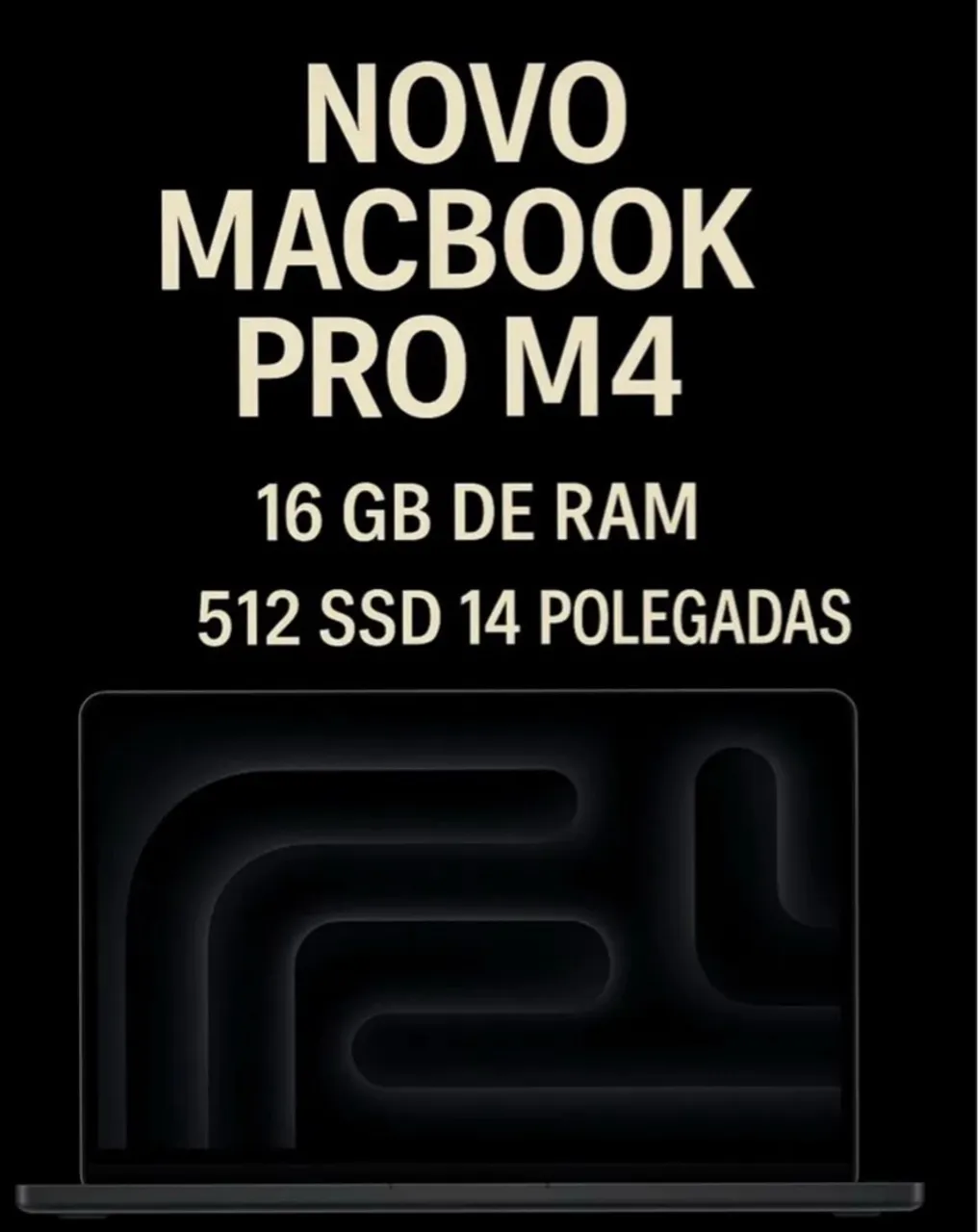 MacBook Pro M4 16GB RAM 512GB SSD 14 polegadas - LOJA FISICA - LOURDES BH