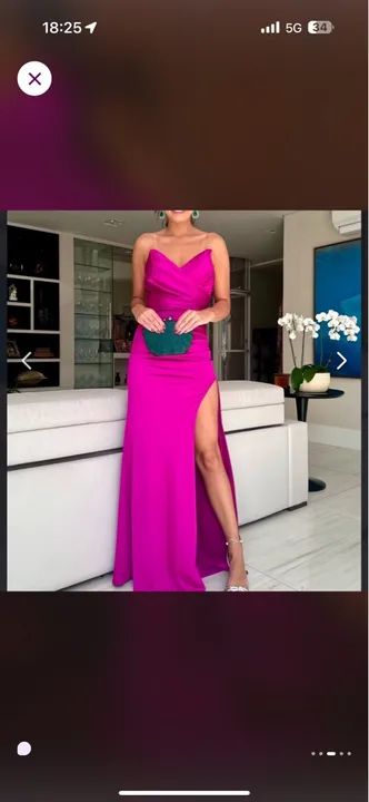 Vestido Longo Rosa Pink - Foto 3