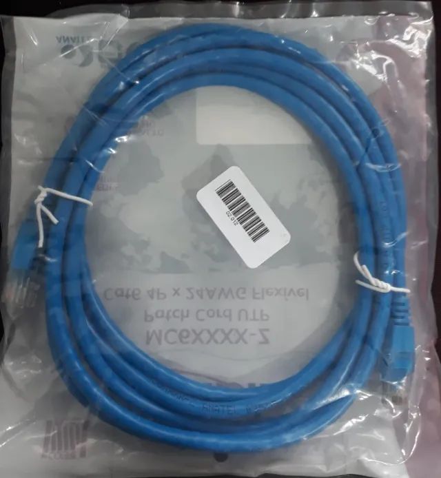 Cabo de rede Patch Cord Cat6 2,5m Azul MC6-01M25B
