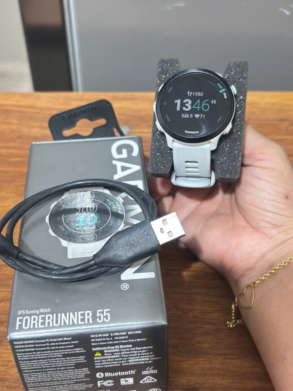 Relógio GPS Garmin Forerunner 55 -Novo