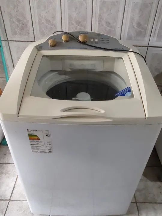 Lavadora De Roupas GE King 15,1 kg Branca Voltagem: 110v  - Foto 3