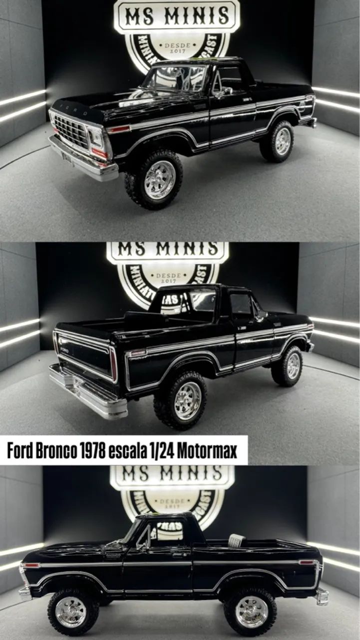 Miniatura Ford Bronco 1978 1/24 Motormax