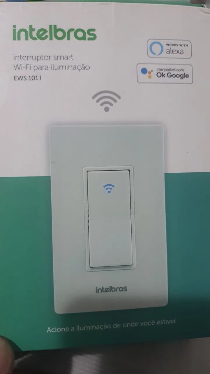 EWS 101 interruptor inteligente wifi intelbras
