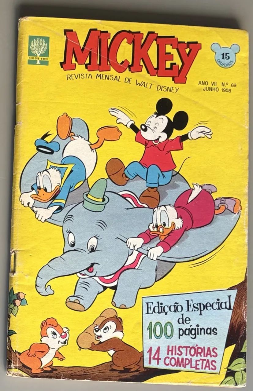 Mickey #69 - Editora Abril - Raridade - Livros e revistas - Vila