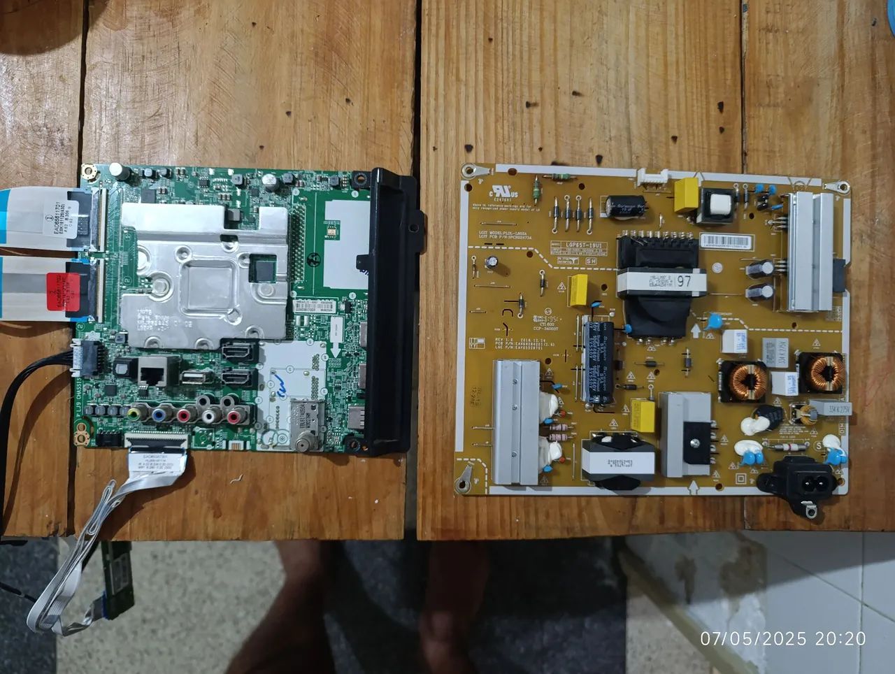 Placa Principal + Fonte TV LG UM7520 65" | R$250 METADE DO PREÇO DE MERCADO 2X POR 1<br> - Foto 3