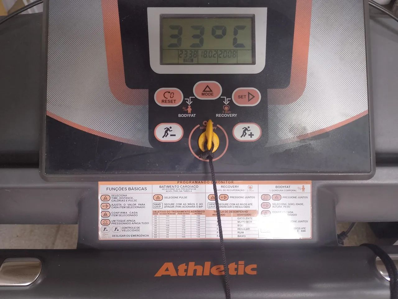 Esteira Elétrica Athletic - Semi Nova - Foto 3