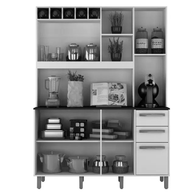 Armário de Cozinha Compacto 7P 2G (FAZEMOS ENTREGA EM ATE 24 HORAS) - Foto 3