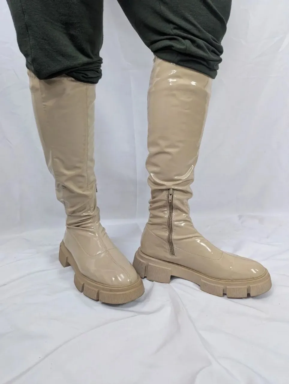 bota cano longo Zara 