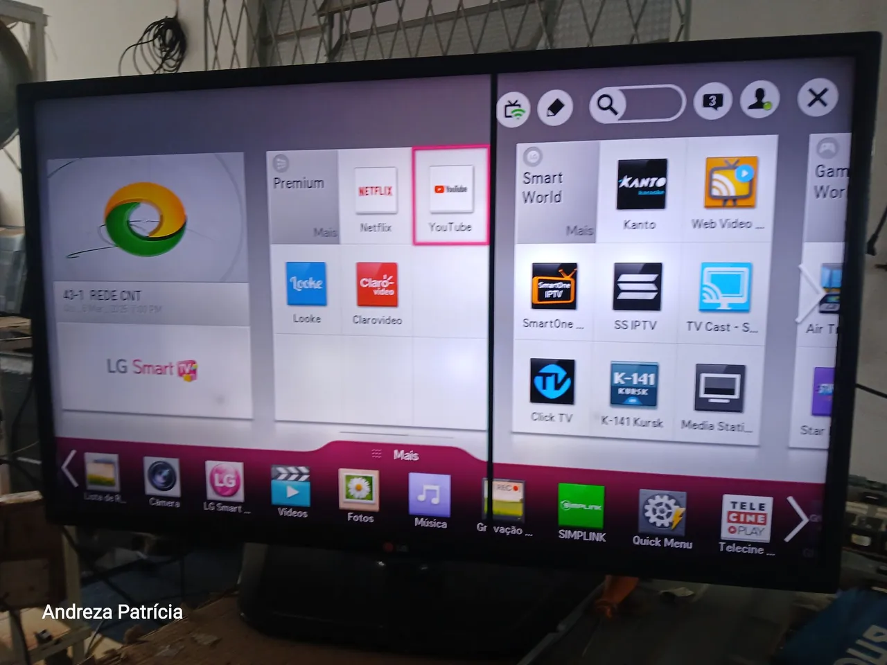 Vendo tv smart de 47" da lg.