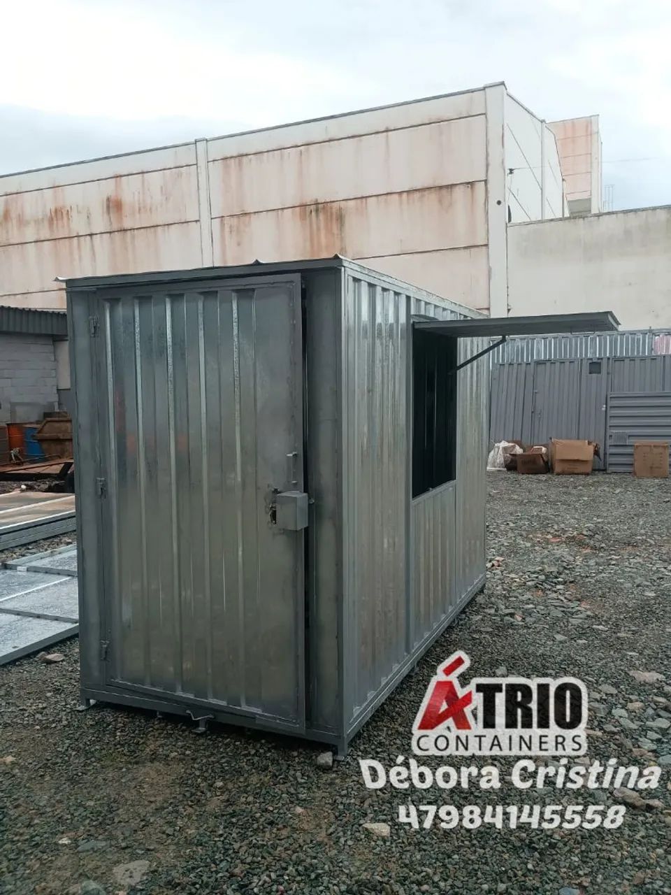 Container para armazenamento e construções desmontáveis  - Foto 4