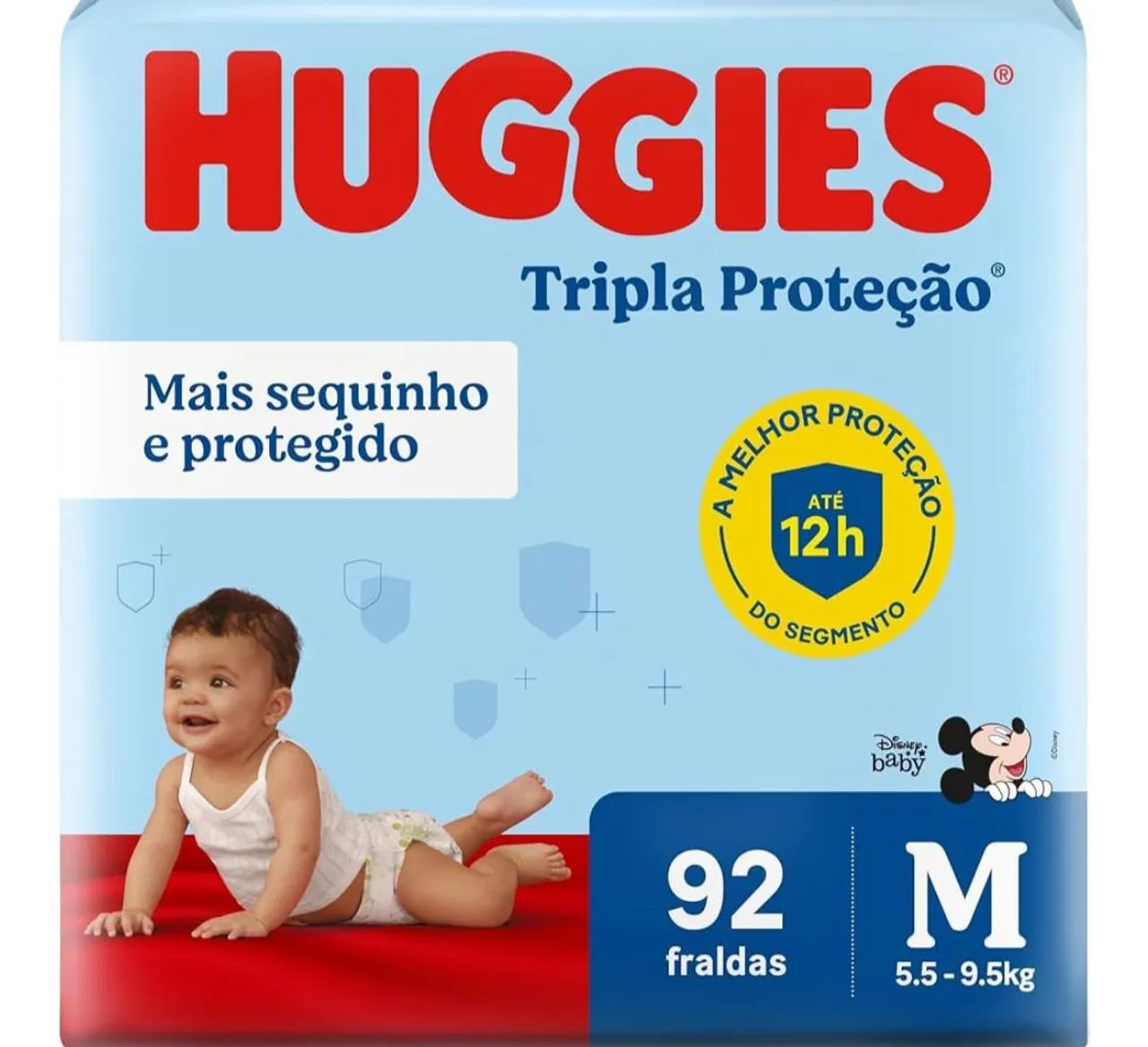 Fraldas Huggies Tripla Proteção - Tamanho M
