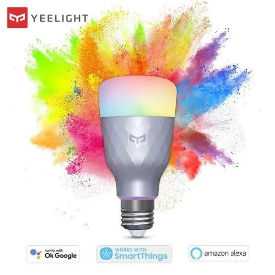 Lâmpada Inteligente Yeelight Colorida - Compatível com Alexa e Google - Foto 5