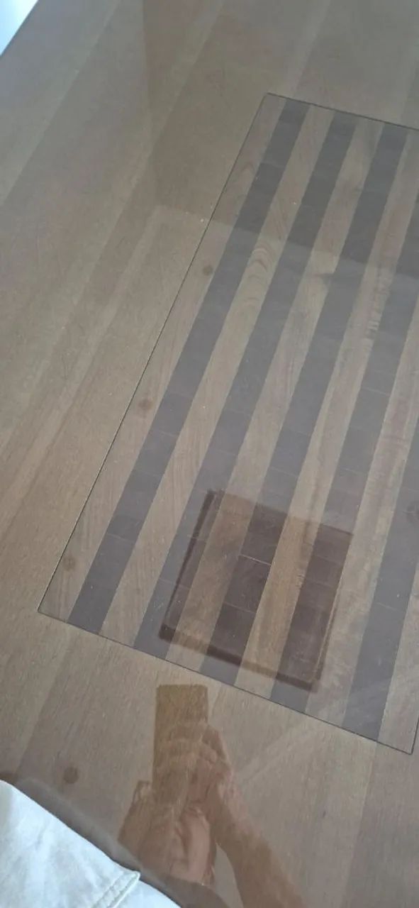 Mesa com 4 cadeiras + Tampo de Vidro - Foto 3