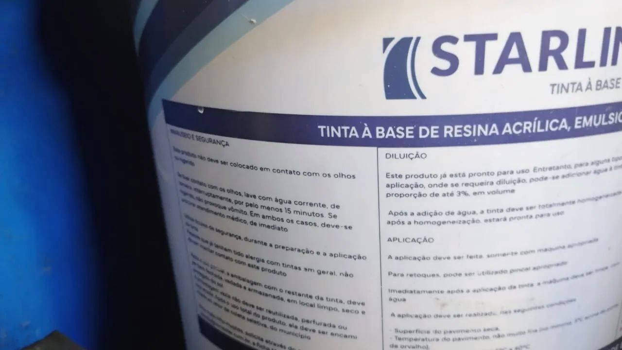 Tinta para demarcação viária, tachão e tacha. - Foto 3