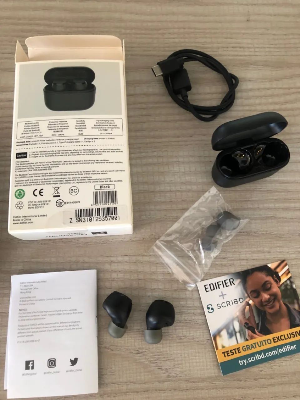 Fone de ouvido Edifier X3 TWS - Sem Fio - Foto 3
