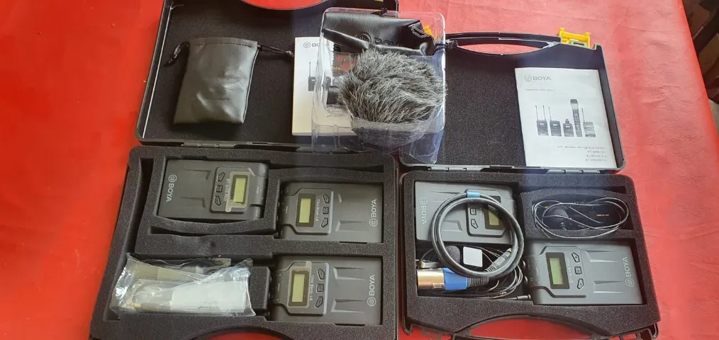 Vendo ou troco Microfone de Lapela Boya BY-WM8 Pro-K2 e BY-WM8 Pro-K1
