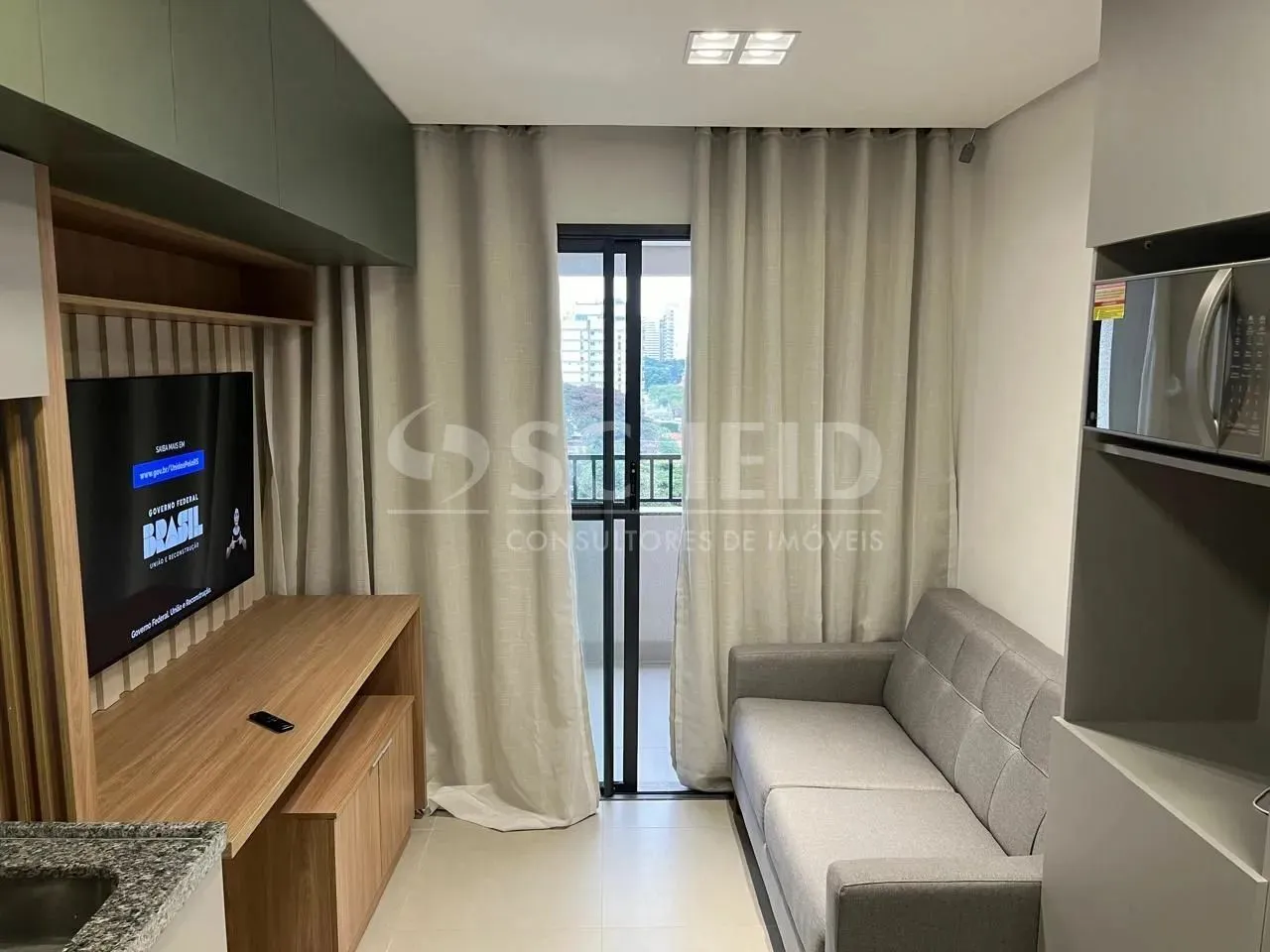 Studio Mobiliado para locação, de 30,00m² útil, em Moema próximo do metrô