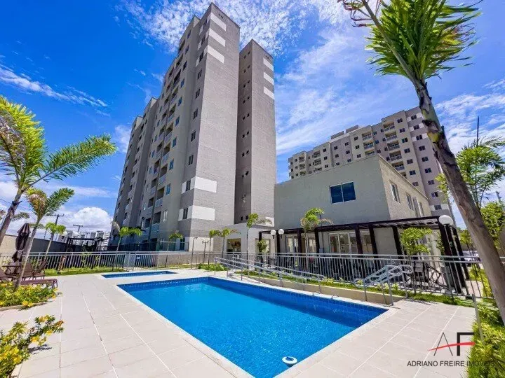 Apartamento Novo com Vista Mar no Condomínio Estilo Dunas - AP72414