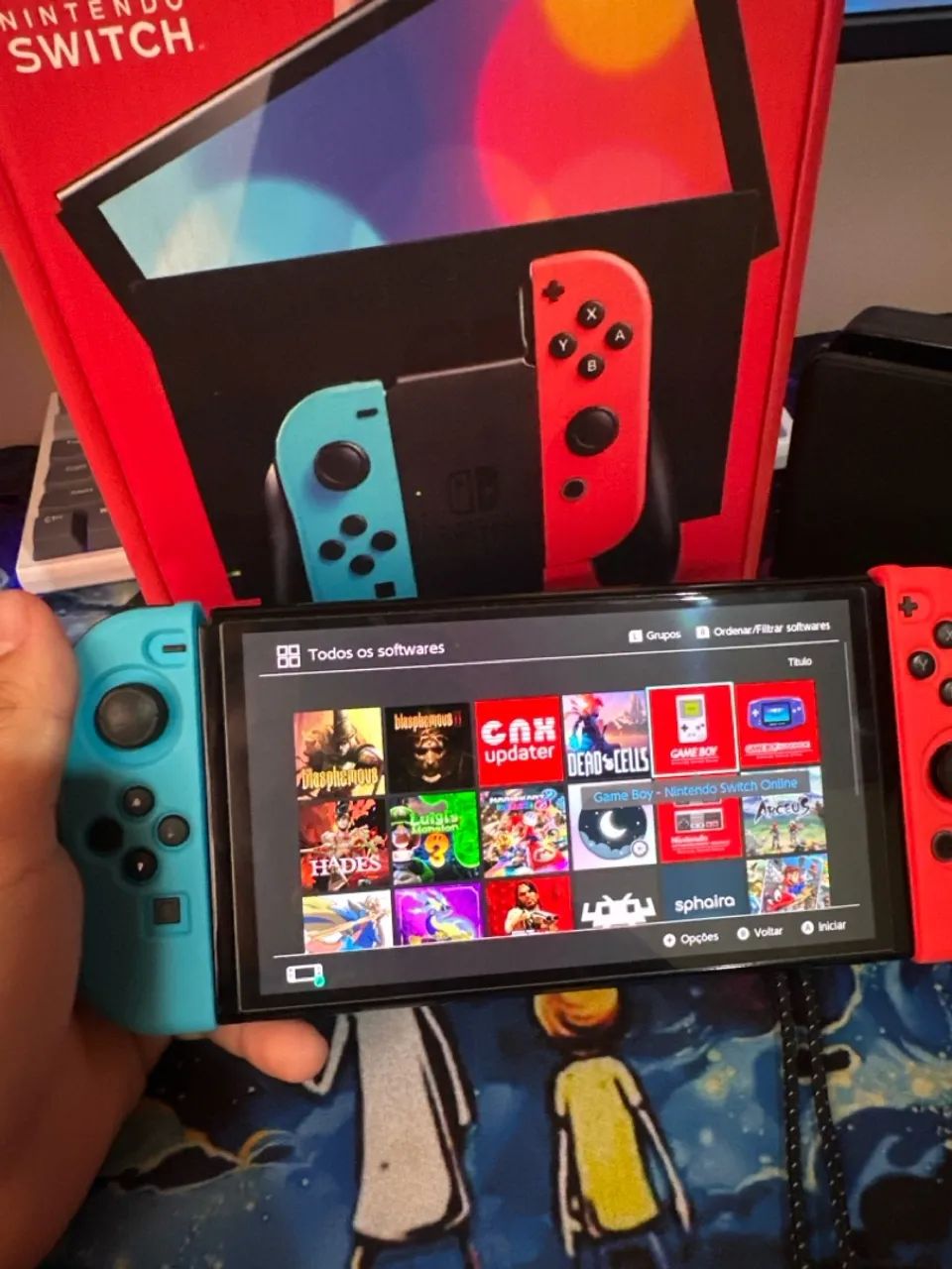 Nintendo Switch OLED Desbloqueado 256gb  - Foto 5