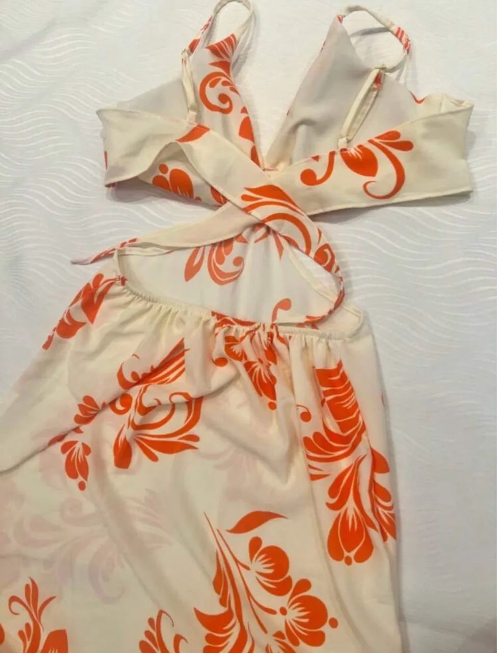 Vestido longo floral - tamanho único  - Foto 3