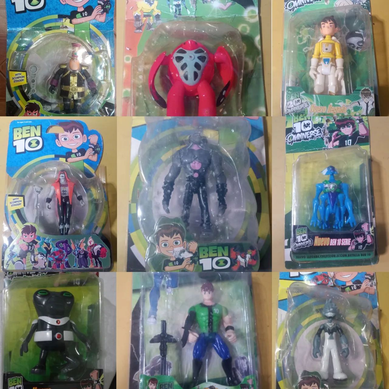 Bonecos Ben 10 - Coleção Omniverse