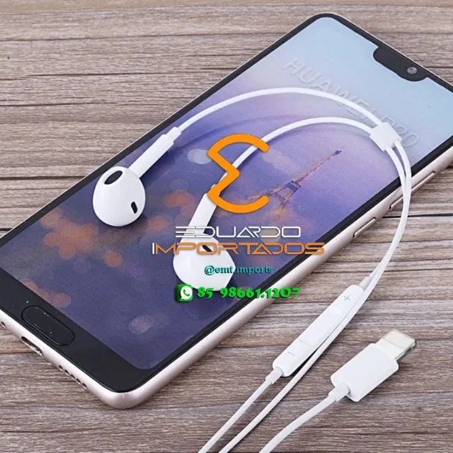 Fone De Ouvido Para iPhone conector Lightning Bluetooth - Foto 2