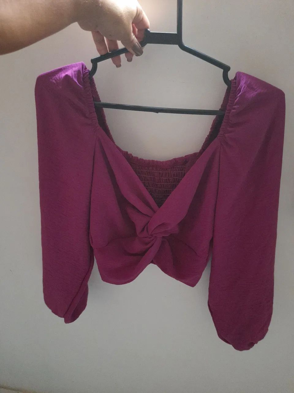 Cropped roxo - Foto 2