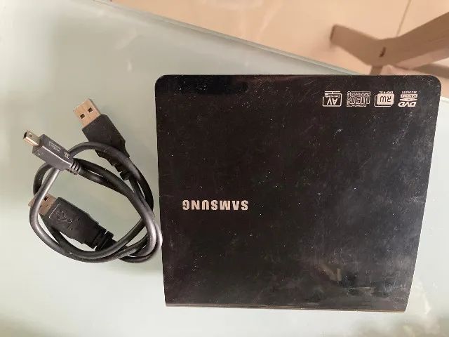 GRAVADOR E LEITOR DE DVD SANSUMG EXTERNO - FUNCIONANDO