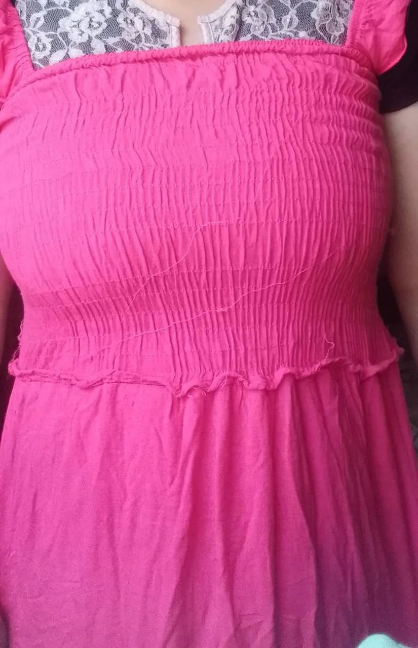 Vestido Rosa - Tamanho M