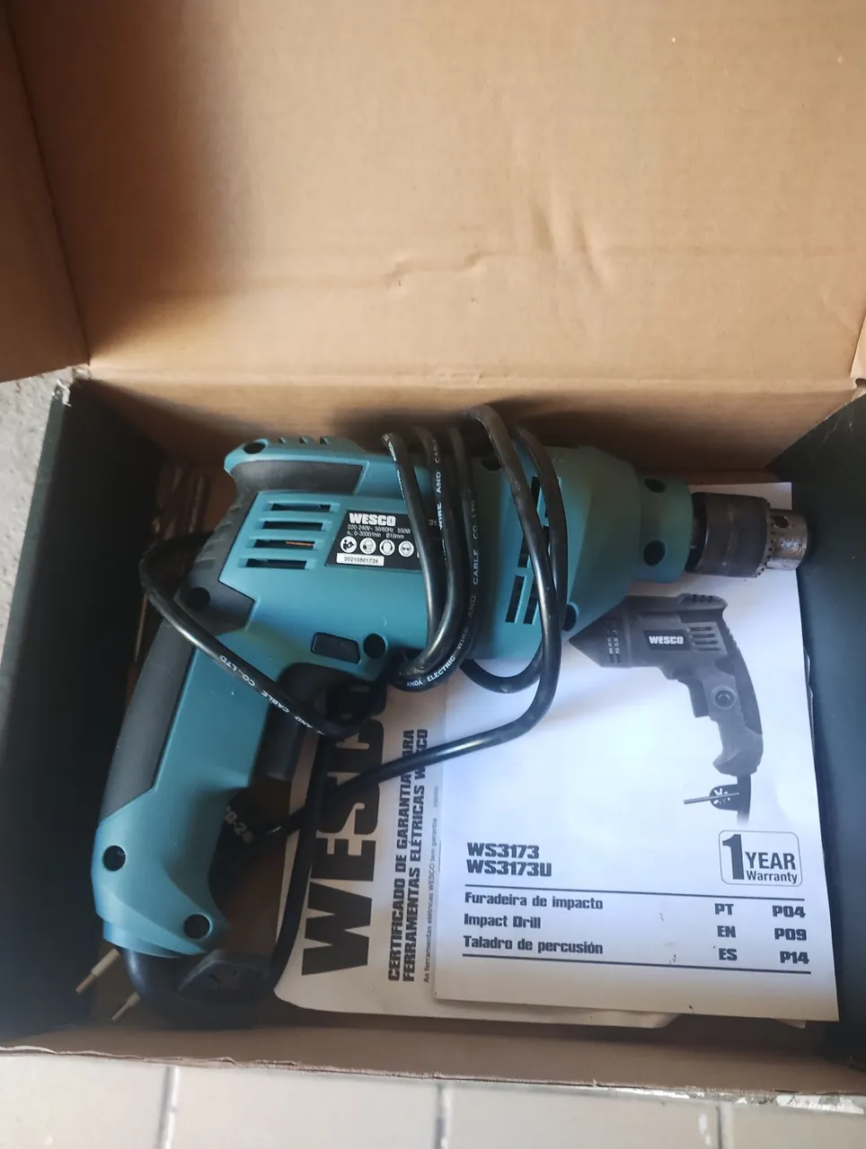Furadeira de Impacto WESCO WS3173