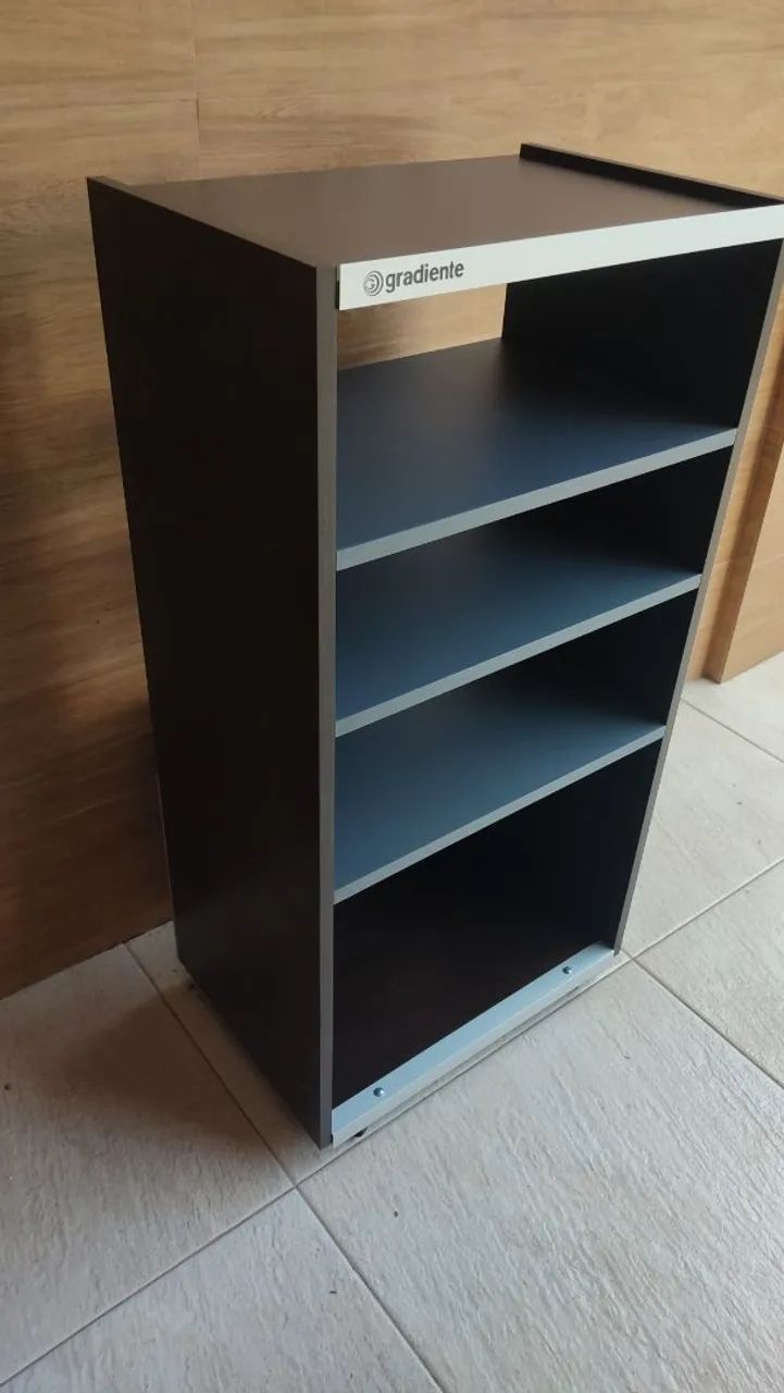 Rack gradiente para som modulado linha compo, n polyvox, marantz, technics, Sony. 