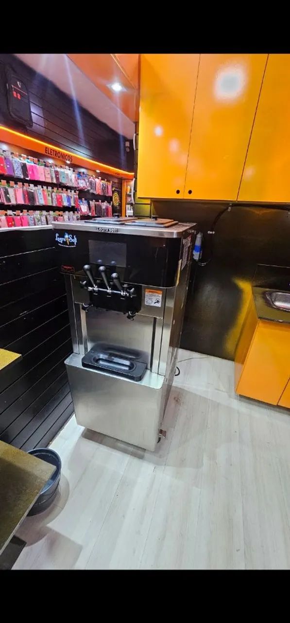 Máquina de Sorvete Soft - 3 Sabores - Foto 4