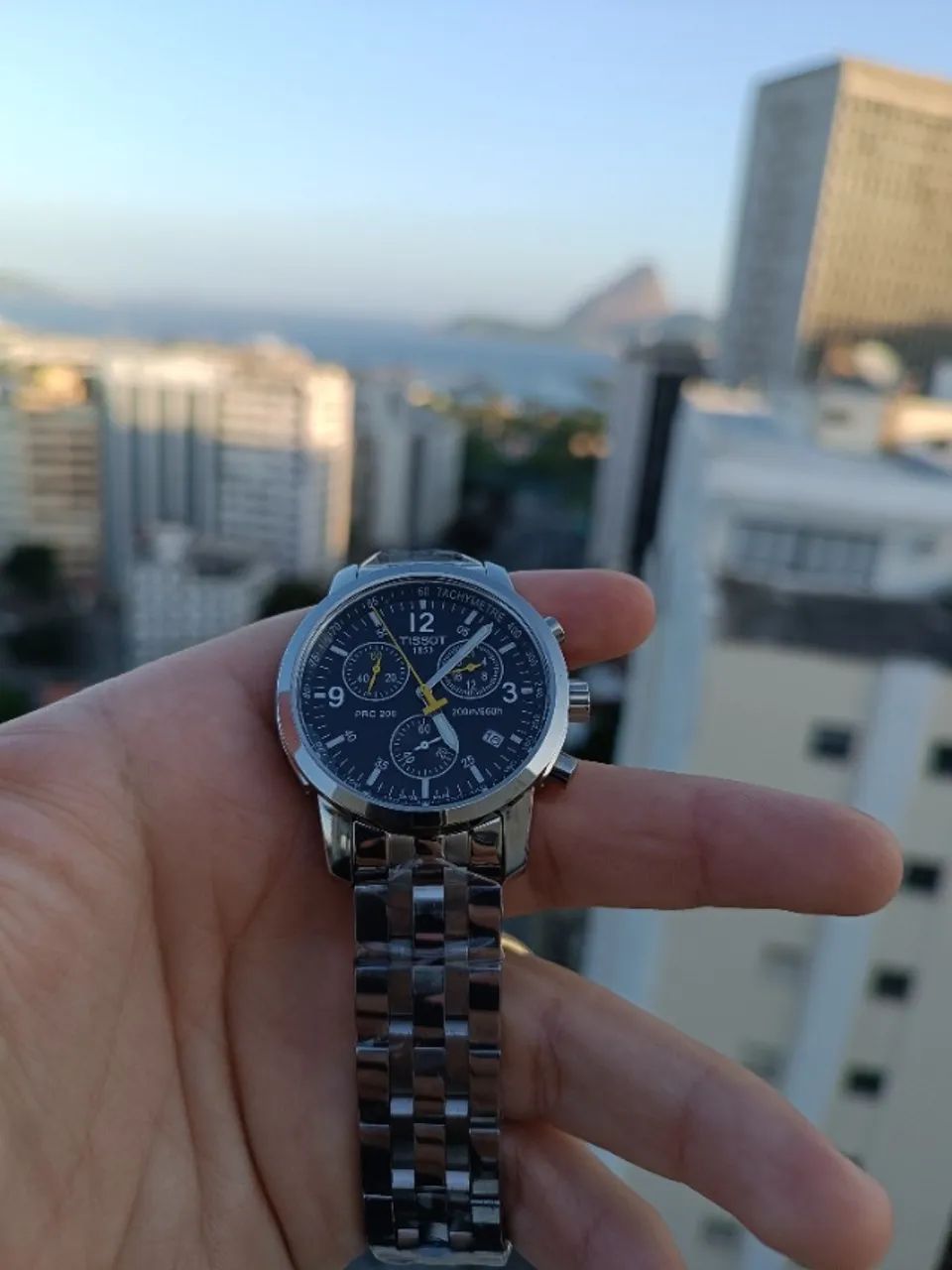 Relógio TISSOT Prc 200 - Fundo Preto - Todo Funcional - Foto 3